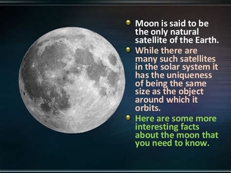 facts        moon