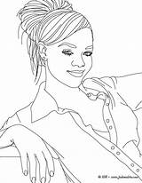 Rihanna Cheveux Colorier Hellokids Kleurplaten Ausmalbild sketch template