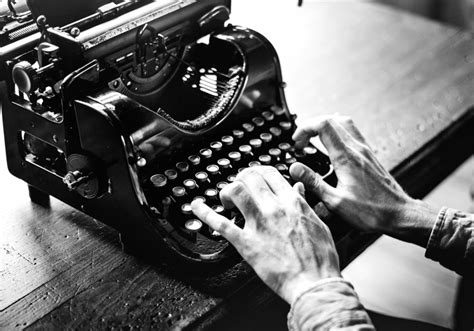 picture  device typewriter black white antique machine