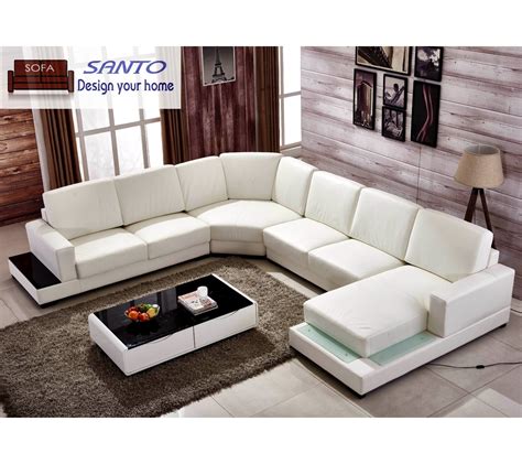 luxury european style living room genuine leather  shape sofa set designer sofa furniture