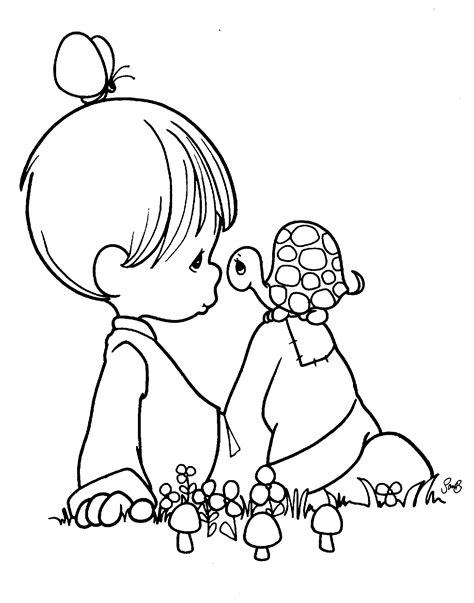 precious moments valentine coloring pages darwing  image