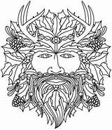 Holly Imbolc Solstice Pagan Noel Wiccan Printable sketch template