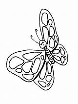 Vlinder Leukekleurplaten sketch template