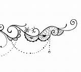 Peony Lace Tattoo sketch template