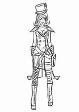 Borderlands Mad Moxxi sketch template