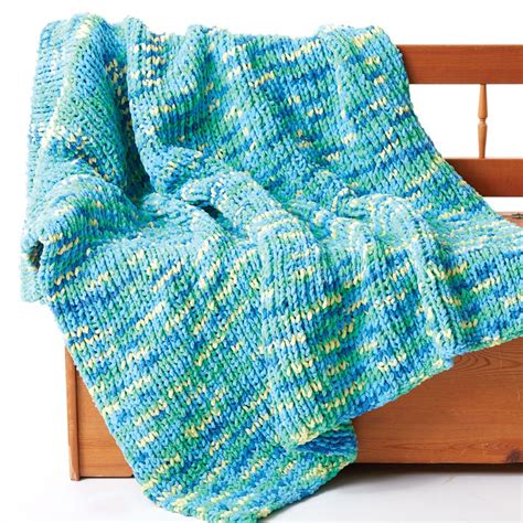 Bernat Supersquish Knit Blanket Yarnspirations