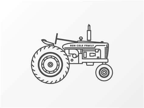 Old Tractor Drawing At Getdrawings Free Download