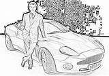 Bond James Coloring Pages Cars Aston Martin Two Part Filminspector Usually Though Don Last Long They sketch template