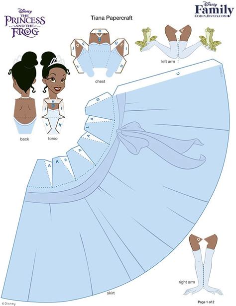 Figuras De Princesas Disney Para Imprimir Y Armar Todo Peques