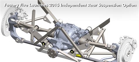 factory  launches  independent rear suspension