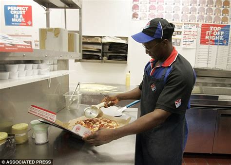 worker    witnessed  dominos scenes daily mail