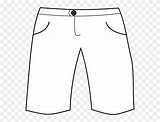 Bermuda Pants Clipart sketch template