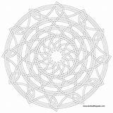 Knot Color Coloring Donteatthepaste Pages Mandala Transparent Print Small Knotwork July3 sketch template