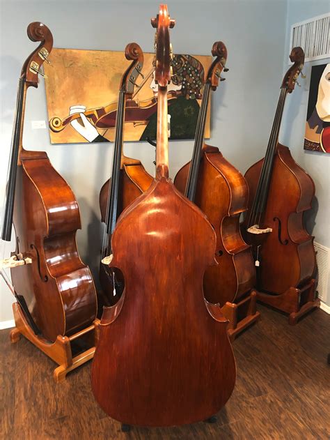 eastman quenoil model  carved top bass outfit tulsa strings violin shop