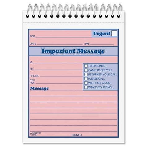 15 Phone Message Templates Excel Pdf Formats