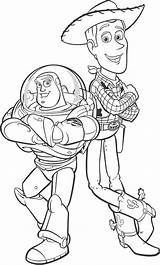 Woody Buzz Lightyear Coloring Sheriff Para Pintar Colorir Imprimir Pasta Escolha Desenhos sketch template