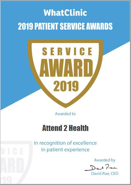 service award  attendhealth
