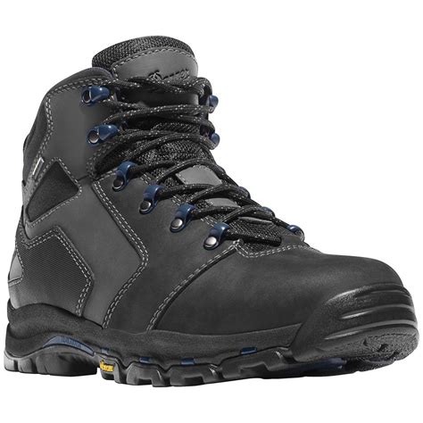 mens danner  vicious gtx waterproof work boots black blue  work boots