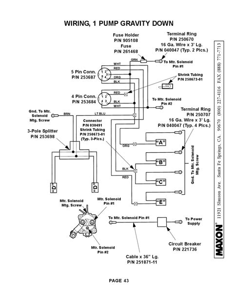 anthony liftgate wiring diagram