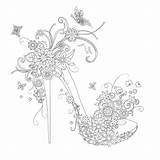 Garden Coloring Colorare Segreto Ultimi Arrivi Adulti Pizzo Galleggianti sketch template