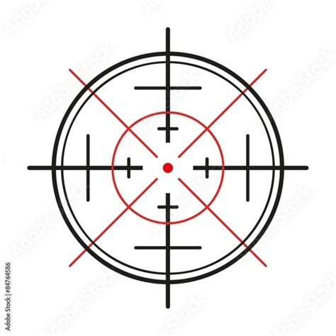 crosshair  white background stock image  royalty  vector files  fotoliacom pic