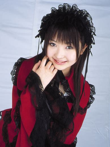 Yoshiko Suenaga Japanese Cute Idol Sexy Red Dress With