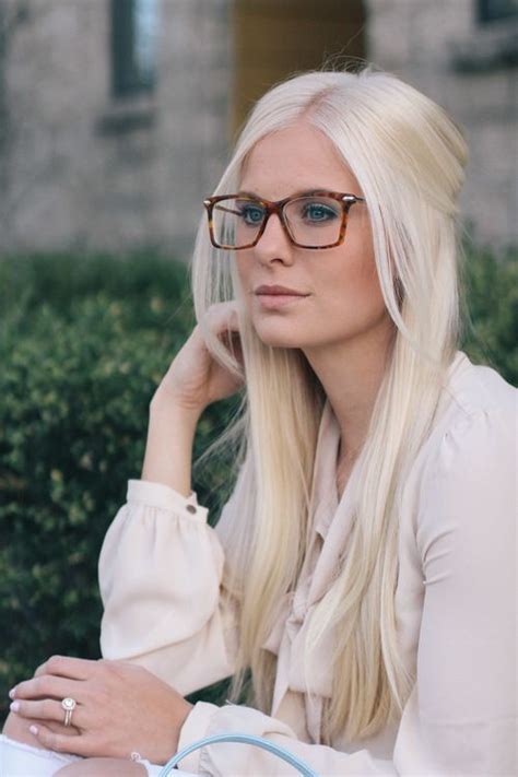 Blonde Professional Woman In Glasses Womens Glasses