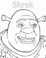 Shrek Pages Coloring Wonder sketch template