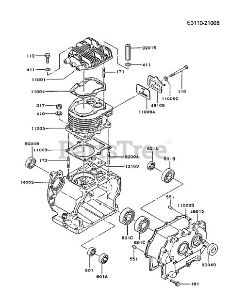 kawasaki fzg cs kawasaki engine cylindercrankcase parts lookup  diagrams partstree