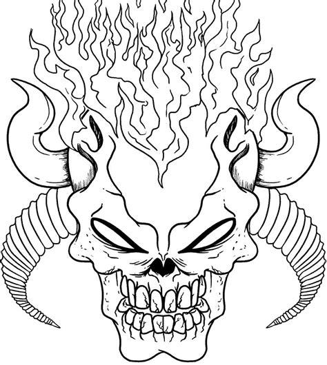 scary coloring pages  print  color