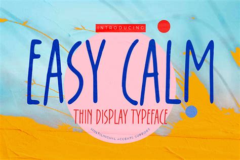 easy calm font gassstype fontspace