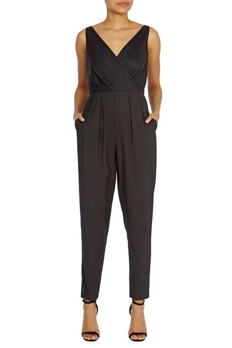 lyst coast arquette jumpsuit  black