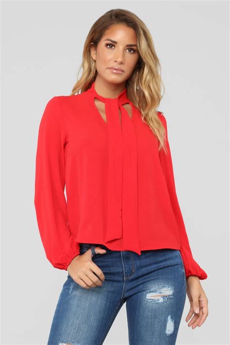 blouse red long sleeve blouse red blouses long blouse