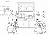 Coloring Calico Critters Pages Preschooler Rudolph Reindeer Paints sketch template