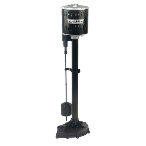 everbilt  hp plastic pedestal sump pump spl  home depot