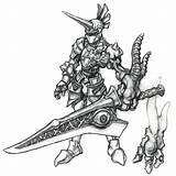 Nightmare Soulcalibur Sketch sketch template