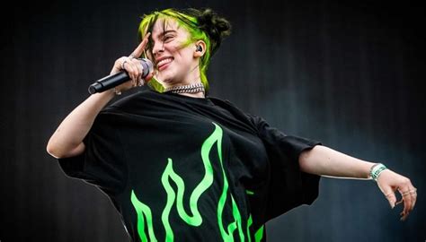 billie eilish lets loose  dodgers game delights fans