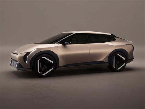 kia ev concept transforming  essence   electric sedan autobics