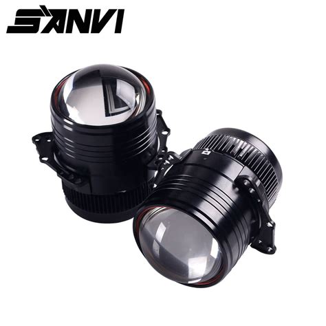 sanvi pc   bi led projector lens headlight   auto led
