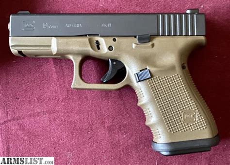 Armslist For Sale Trade Glock 19 Gen 4 Fde 2 Tone 9mm W Extras Lnib