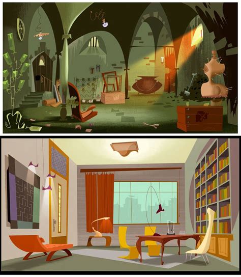 animation background environment concept art scene design