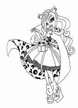 Monster High Coloring Pages Catty Noir Wishes Getcolorings Color Wisp Printable sketch template