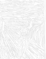 Scream Rawpixel Munch Gogh Edvard 1893 Licenses sketch template