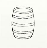 Barrel Draw Drawing Wooden sketch template