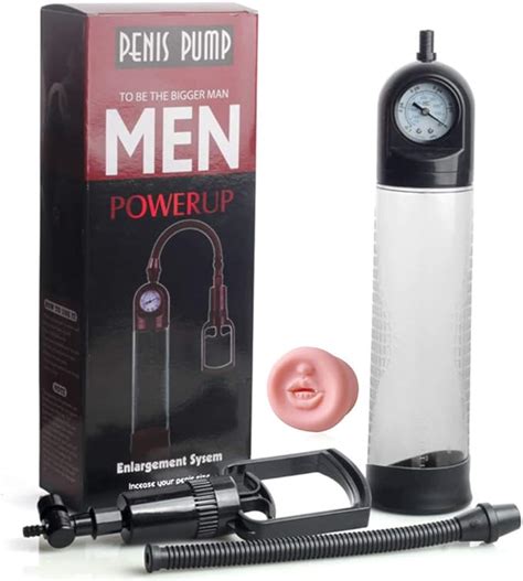 men s ed vacuum pump with pressure gauge handle