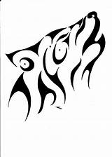 Tribal Wolf Howling Clipart Tattoo Designs Wolves Deviantart Drawing Cliparts Clip Simple Draw Small Drawings Easy Link Library Tattoos Tiger sketch template