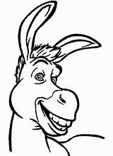 Shrek Donkey Coloring Pages Characters Drawing Cartoon Drawings Colouring Disney Smiles Az Draw Face Cute Musical Color Donkeys Class Sign sketch template