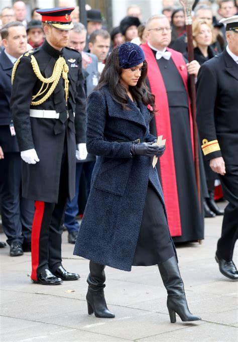 the duke and duchess of sussex attend remembrance day event at