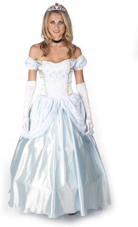 deluxe sexy cinderella princess womans fancy dress ballgown adult