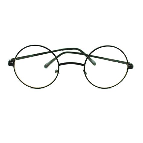 metal frame john lennon circle lens round eyeglasses black walmart